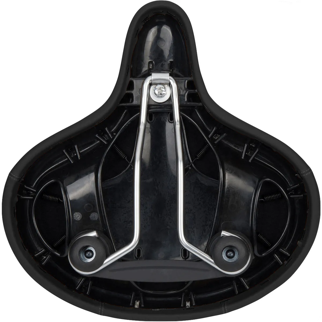 EBC is known for comfort cruising. So, we went above and beyond to develop the best comfort cruiser saddle ever for our Big and Tall riders!  Black Under